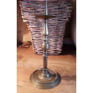 Pique Candle Bronze Haute Epoque 17th Century