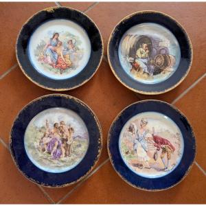 Jean Pouyat Limoges Porcelain Plates