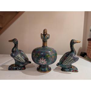 Chinese Cloisonne, Late 19th Century