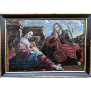 The Holy Family, Italian School Of The 17th Century