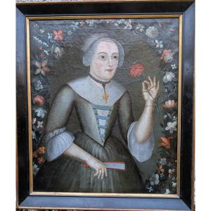 The Young Bride With A Fan, Dutch School Of The 17th Century
