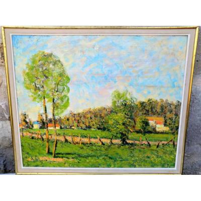 Landscape Impressionist Signe Georges Ferro La Gree