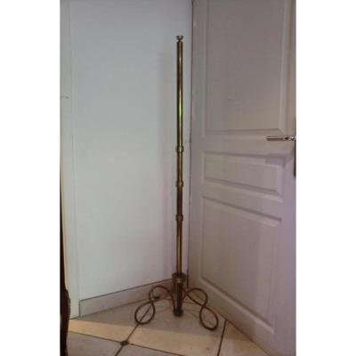 Floor Lamp In Bronze Art Deco