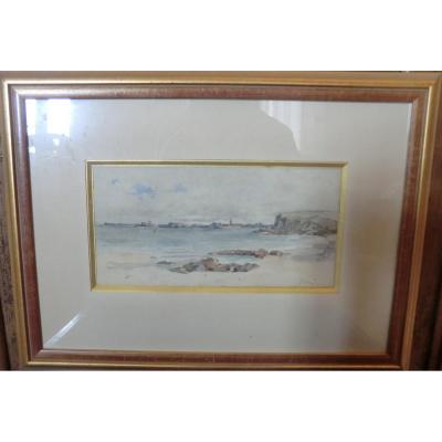 Marine View Of Port Signed J Arlin