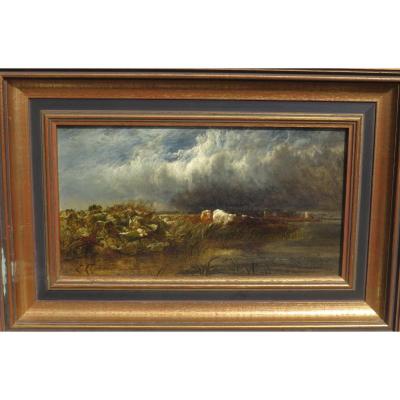 Arthur Gilbert (119/1895) The Thames Near De Chiswick 1852