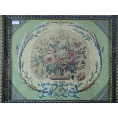 Carton d'Aubusson Encadré