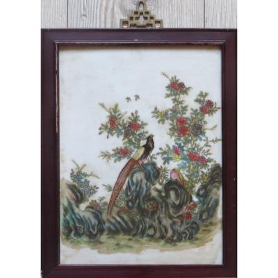 Porcelain Plate From China Decor Pheasants