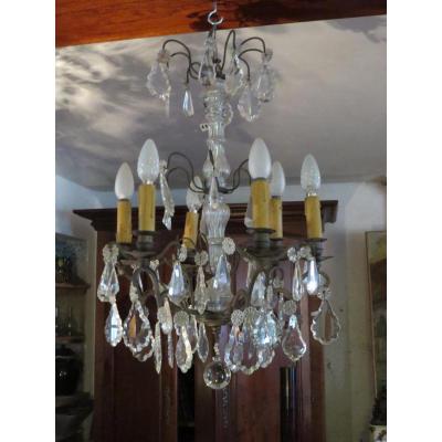 Crystal Chandelier Louis XV Style