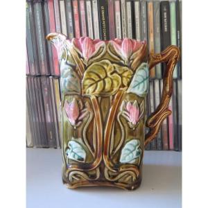 Pitcher Foral Barbotine Onaing