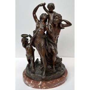 Sculpture The Triumph Of Bacchus Clodion 