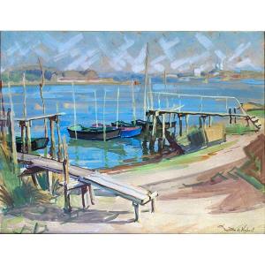 Martin De Verfeuil, The Adour At Blancpignon