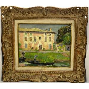 Mathilde, Marguerite Hautrive, Pink House On The Edge Of The Sèvre Niortaise