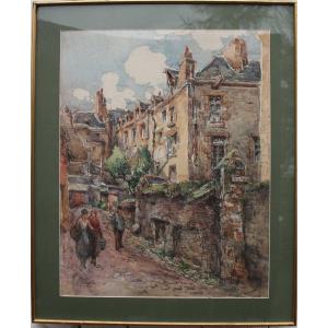 Gaston Cornil, A Street In St Malo