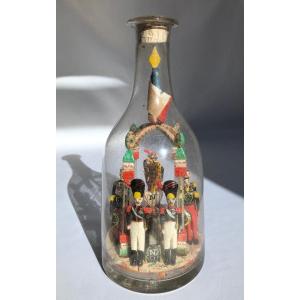 Passion Bottle Decorated With The Return Of Napoleon's Ashes -