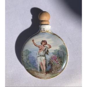 Rare Shaker With Mythological Decor, édouard Vaumort, Rennes Manufacture - Brittany