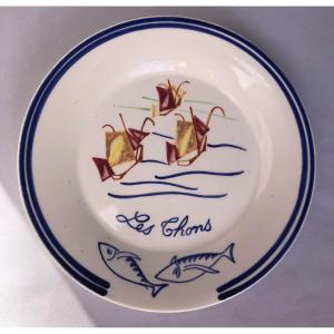 “tuna” - Jean Lachaud - Manufacture Hb Quimper - Brittany