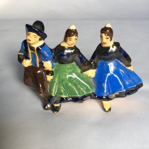 Dancers From The Gavotte Series - Jim Sévellec - Manufacture Henriot - Brittany