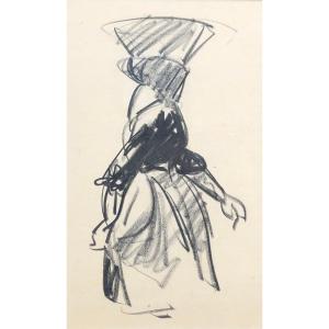 The Salt Worker Returning From The Salt Marshes - René-yves Creston - Brittany