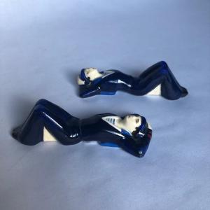 Knife Rest With Nautical Decoration - Charles Maillard - Henriot Factory - Brittany