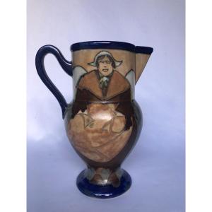 Odetta Pitcher - Paul Fouillen - Hb Quimper Factory - Brittany