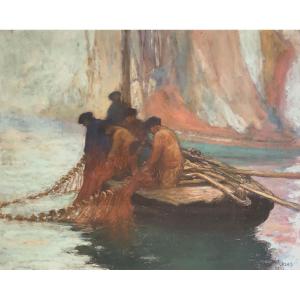 The Net Lifting - Louis-marie Désiré-lucas - Brittany