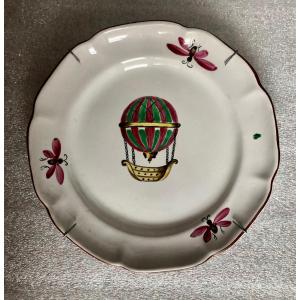 Islettes Plate Depicting The Rise Of The Robert Brothers 