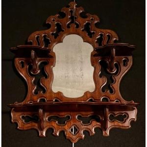 19th Century Mahogany Wall Shelf