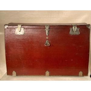 Red Leather Car Trunk