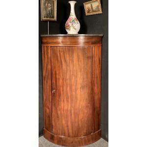 19th Century Corner Corner In Mahogany 