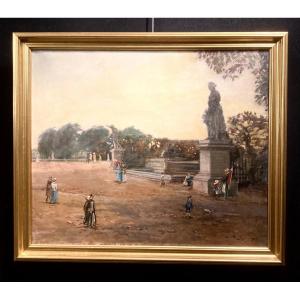 Painting By M Jaques Dated 1906