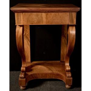 Petite Console En Noyer Charles X