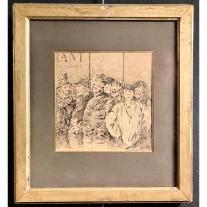 Drawing By Paul Baron