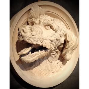 Large Terracotta Medallion