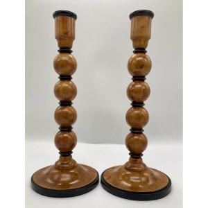 Pair Of 1940s Candlesticks