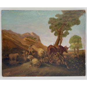 Oil On Panel, 19th Century 