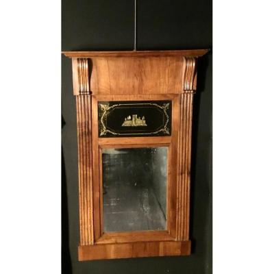 Trumeau In Walnut XIXth Century