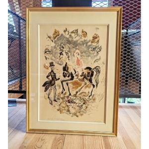 Constantin Tereshkovitch (1902-1978) The Young Jockey Equestrian Scene Original Lithograph