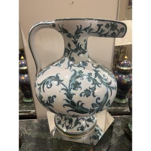 Nice Pair Of 19 Th Century Aiguières Or Pitcher With Spout And High Handle