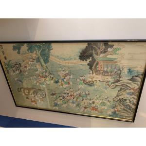 China Watercolor Painting Early 20th