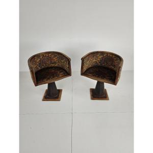 One-of-a-kind Swivel Boat Chairs | Circa 1900–1920