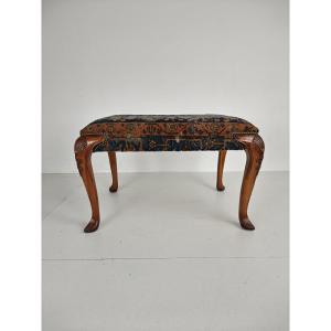 Antique Foot Stool, Walnut, English Regency, Circa 1800–1820