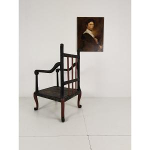 English Armchair In The Chinoiserie Style, Circa 1900