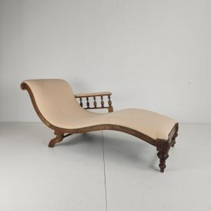 Late 19th Century Antique Chaise Longue/daybed - England