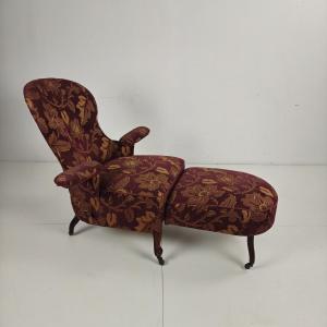 Early 20th Century Adjustable Recliner, By Drevette L.m., Circa 1900-1920