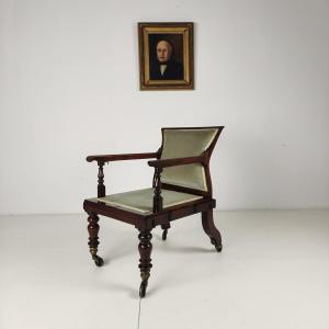 Adjustable Victorian Armchair By J. Alderman, London