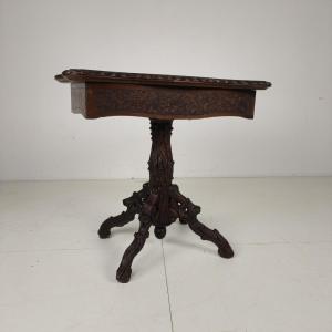 Black Forest Game Table By Horrix - 1880