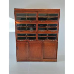 English Mahogany Display Case, Circa 1910