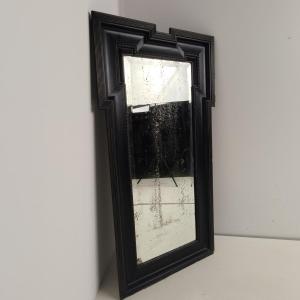 Late 19th Century Cabinet Mirror With Original Yellowed Glass