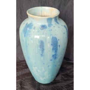 Alfred Renoleau, Glazed Angoulême Earthenware Vase