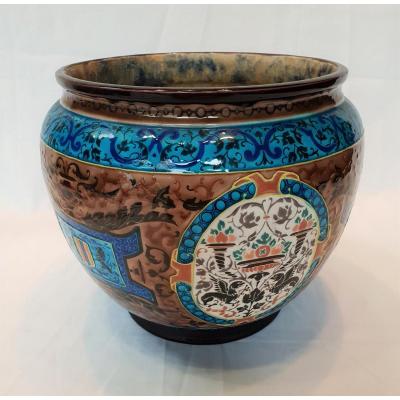 Cache Old Pot Bordeaux, Enamels Caranza 1880